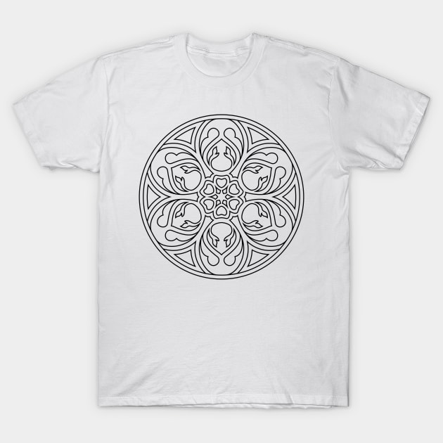 Inspirational MANDALA T-SHIRT MANDALA 031 T-Shirt by abcmandalaclothing